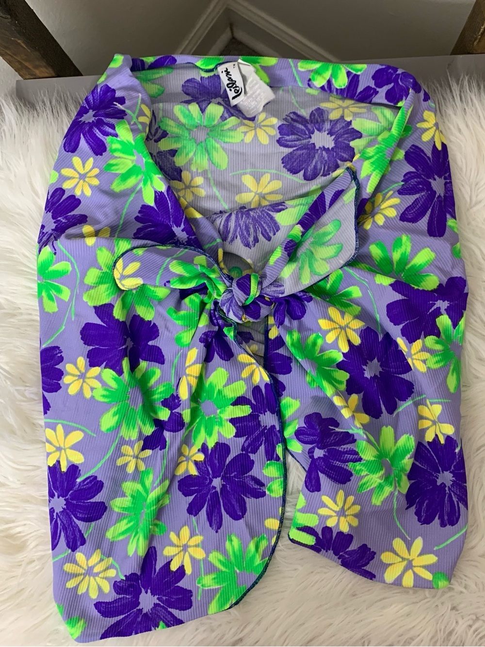 Leilani Vintage Purple Swim Wrap